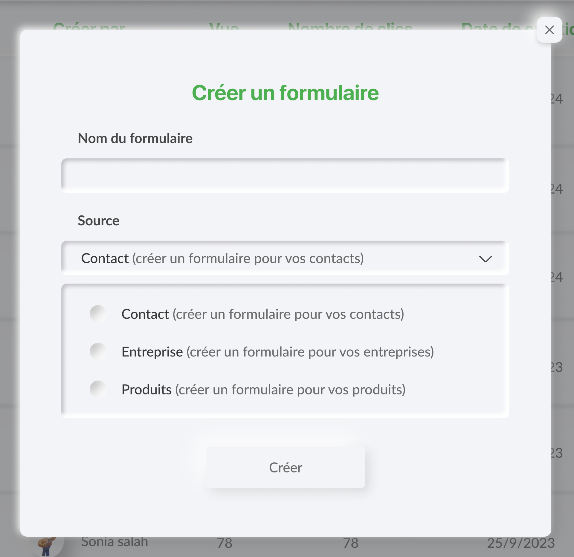 Éditeur de formulaire RapidoCMS